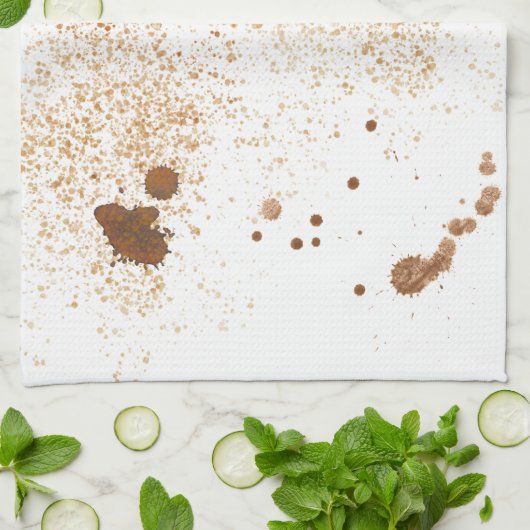 Iハート キッチンタオル (折り畳み)