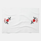 Iハート キッチンタオル (横)