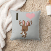 Iハート クッション (ブランケット)