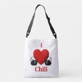 Iハート クロスボディバッグ (裏面)