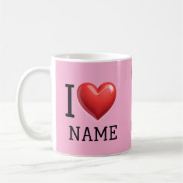 Iハート コーヒーマグカップ