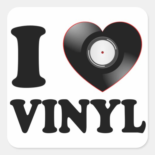 Iハート スクエアシール (正面)