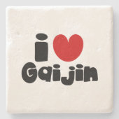 iハート ストーンコースター (正面)