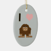 Iハート セラミックオーナメント (右)