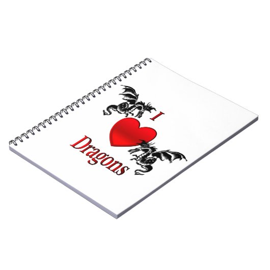 Iハート ノートブック (左側)