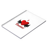 Iハート ノートブック (左側)