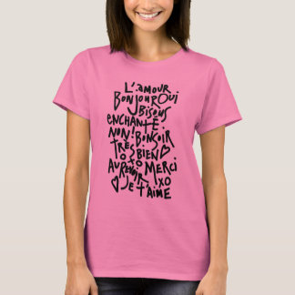 Iハート フランスの Tシャツ