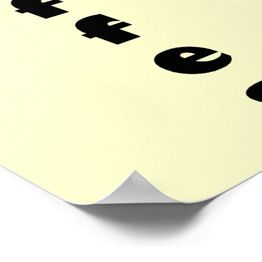 Iハート ポスター (角)