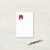 Iハート ポストイット (デスク上)