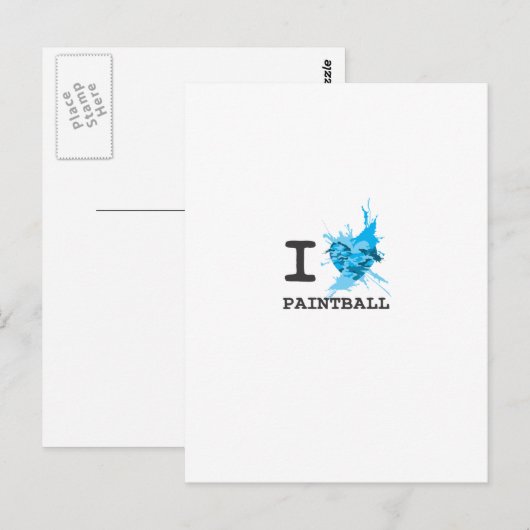 Iハート ポストカード (正面/裏面)