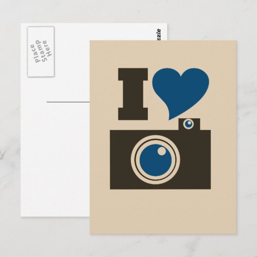 Iハート ポストカード (正面/裏面)