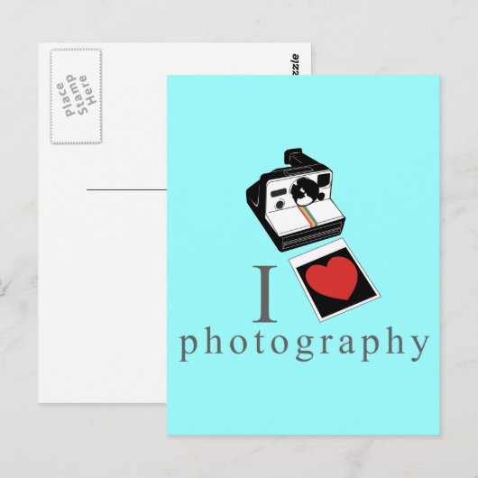 Iハート ポストカード (正面/裏面)