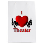 Iハート ミディアムペーパーバッグ (正面)