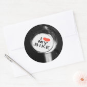 Iハート ラウンドシール (封筒)