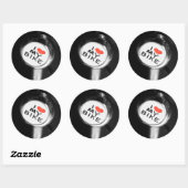 Iハート ラウンドシール (シート)