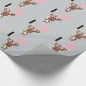 Iハート ラッピングペーパー (角)