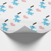 Iハート ラッピングペーパー (角)