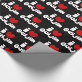 iハート ラッピングペーパー (角)