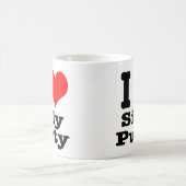 Iハート(ラブパテ間抜け) コーヒーマグカップ (中央)