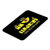 Iハート(ラブ)タイイエローカレー マグネット (左側)