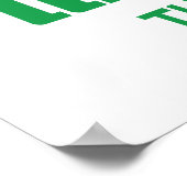 Iハート（ラブ）タイグリーンカレー ポスター (角)