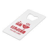 Iハート（ラブ）タイレッドカレー クレジットカード栓抜き (裏面アングル)