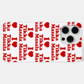 Iハート（ラブ）ティッカマサラ Case-Mate iPhoneケース (裏面 (横))