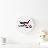 Iハート(ラブ)ノンカイ(タイ、イサン) ラウンド壁時計 (ホーム)