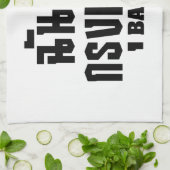 Iハート（ラブ）バンコク[クルンテップ] キッチンタオル (折り畳み)