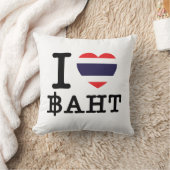 Iハート（ラブ）バーツ クッション (ブランケット)