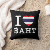 Iハート（ラブ）バーツ クッション (ブランケット)