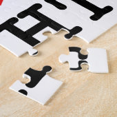 Iハート(ラブ)バーツ ジグソーパズル (側面)