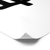 Iハート（ラブ）バーツ ポスター (角)