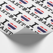 Iハート(ラブ)バーツ ラッピングペーパー (角)