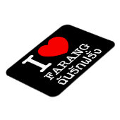 Iハート（ラブ）ファラン マグネット (左側)