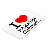 Iハート(ラブ)ファラン マグネット (左側)