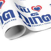 Iハート（ラブ）プーケット❤タイ ラッピングペーパー (ロールコーナー)