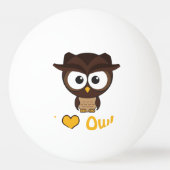 Iハート 卓球ボール (裏面)