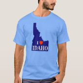Iハート(愛)アイダホ Tシャツ (正面)