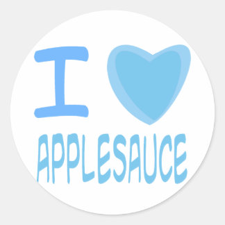 Iハート(愛)アップルソース ラウンドシール