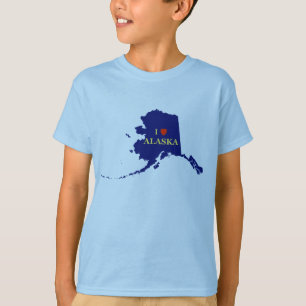 Iハート(愛)アラスカ Tシャツ
