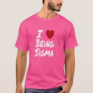 Iハート(愛)シグマロナーミーム内向型 Tシャツ