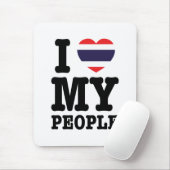 Iハート(愛)タイ人 マウスパッド (マウス)