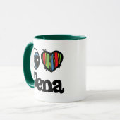 Iハート（愛）ネナ マグカップ (正面左)