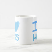 Iハート（愛）ハグ コーヒーマグカップ (中央)