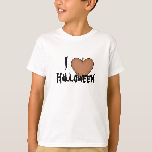 Iハート(愛)ハロウィン Tシャツ (正面)