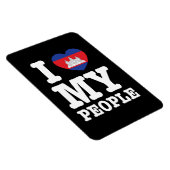 Iハート(愛)マイクメールの人々 マグネット (右側)