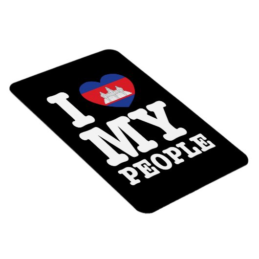 Iハート(愛)マイクメールの人々 マグネット (右側)