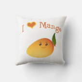 Iハート（愛）マンゴ クッション (裏面)