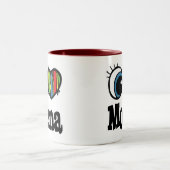 Iハート（愛）モアナ ツートーンマグカップ (中央)